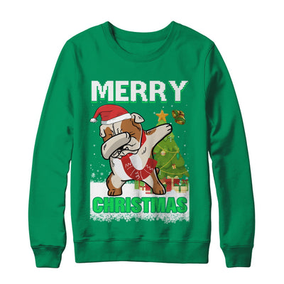Cute Bulldog Claus Merry Christmas Ugly Sweater T-Shirt & Sweatshirt | Teecentury.com