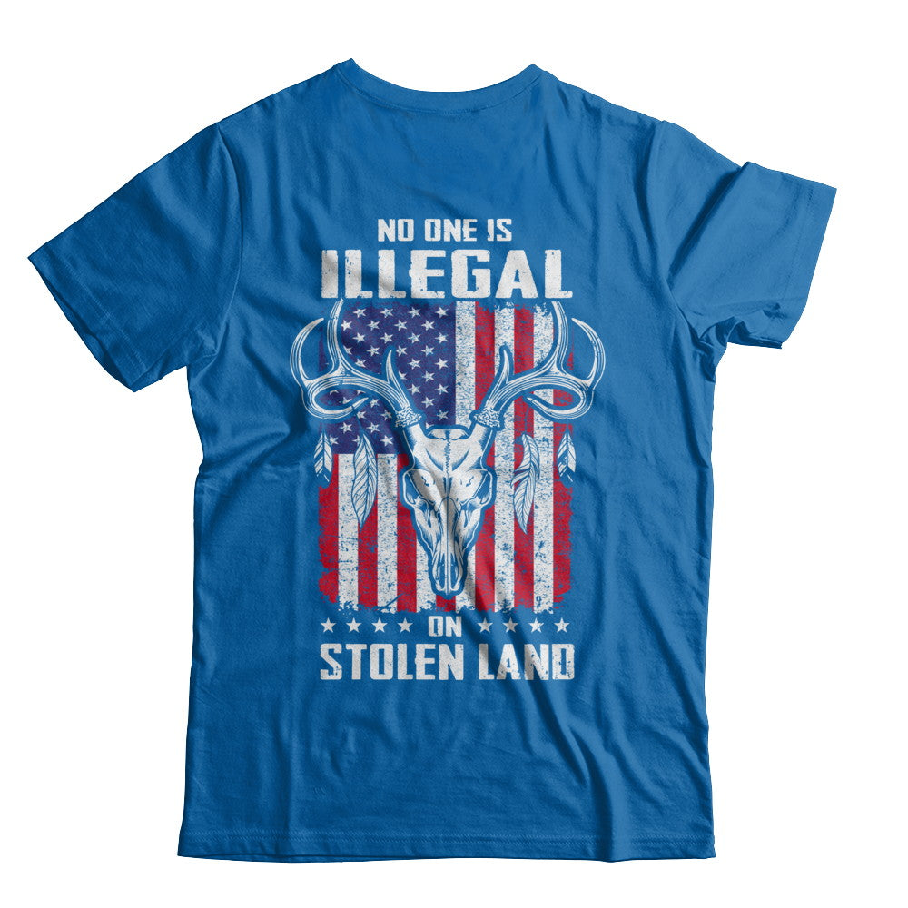 No One Is Illegal On Stolen Land Immigrants T-Shirt & Hoodie | Teecentury.com