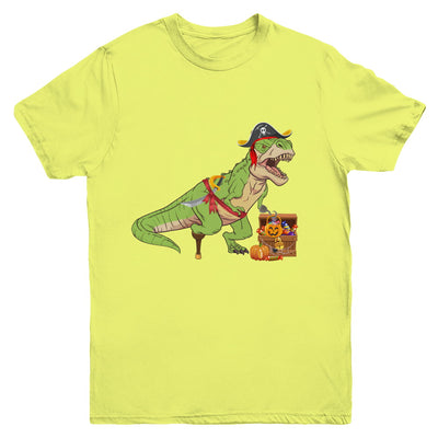 Dinosaurs T-Rex Pirate Halloween Saurus For Kids Youth Youth Shirt | Teecentury.com