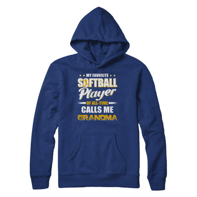 My Favorite Softball Player Calls Me Grandma Softball T-Shirt & Hoodie | Teecentury.com