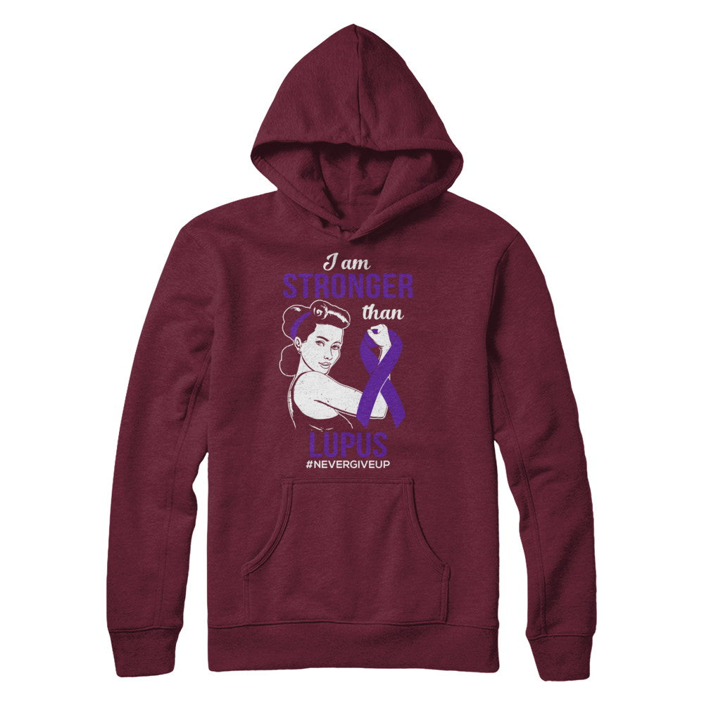I Am Stronger Than Lupus Awareness Support T-Shirt & Hoodie | Teecentury.com
