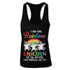 I Am The Rainbow Unicorn Of My Family Lesbian LGBT T-Shirt & Tank Top | Teecentury.com