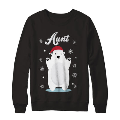 Aunt Bear Christmas Santa Pajamas T-Shirt & Sweatshirt | Teecentury.com