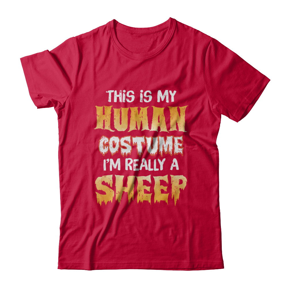 This Is My Human Costume Sheep Halloween T-Shirt & Hoodie | Teecentury.com
