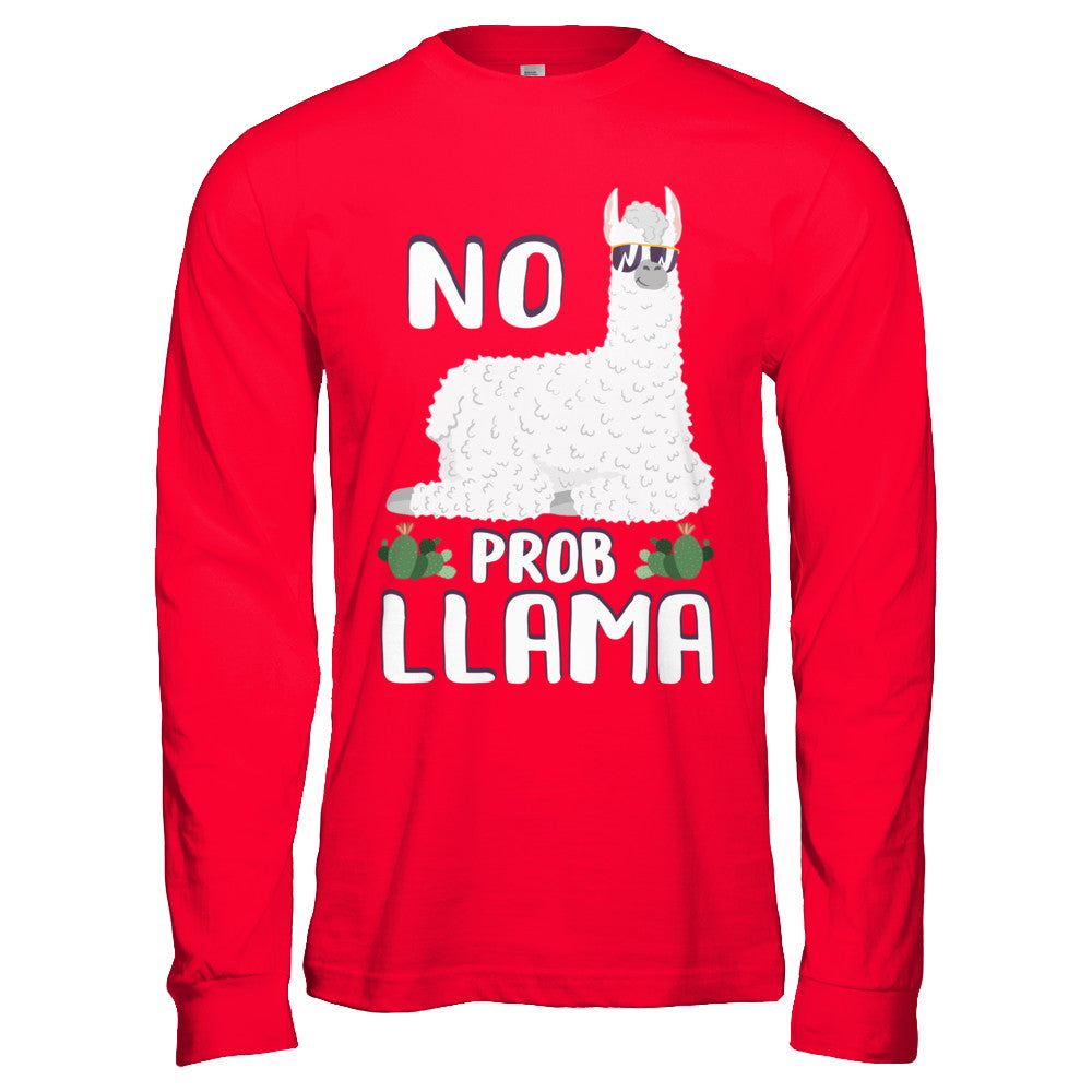 No Prob Llama No Drama Mama Alpaca Llamacorn T-Shirt & Hoodie | Teecentury.com