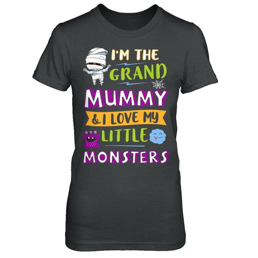 Halloween I'm The Grand Mummy And I Love My Little Monsters T-Shirt & Hoodie | Teecentury.com