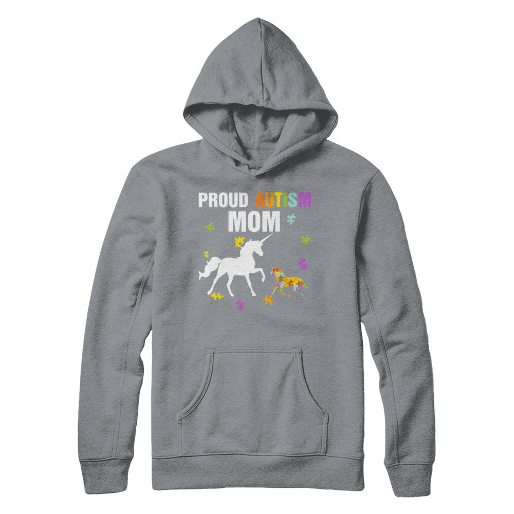 Proud Autism Mom Unicorn Autism Awareness T-Shirt & Hoodie | Teecentury.com