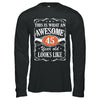 Vintage This Is What An Awesome 45 Year Old 1977 Birthday T-Shirt & Hoodie | Teecentury.com