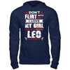 Don't Flirt With Me I Love My Girl She Is A Crazy Leo T-Shirt & Hoodie | Teecentury.com