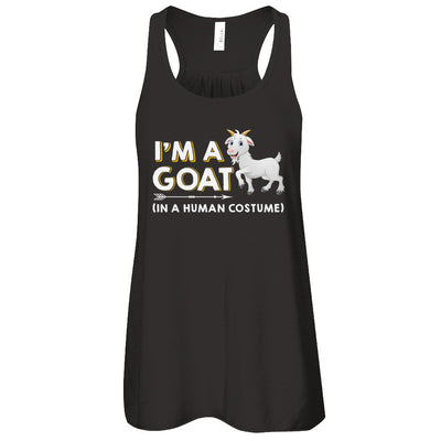 Halloween I'm A Goat In A Human Costume Funny Goat T-Shirt & Tank Top | Teecentury.com