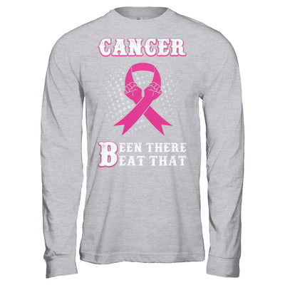 Breast Cancer Been There Beat That Awareness Pink Ribbon T-Shirt & Hoodie | Teecentury.com