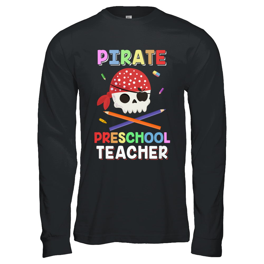 Pirate Preschool Teacher Costume Halloween T-Shirt & Hoodie | Teecentury.com