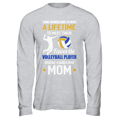 Funny My Favorite Volleyball Player Calls Me Mom T-Shirt & Hoodie | Teecentury.com