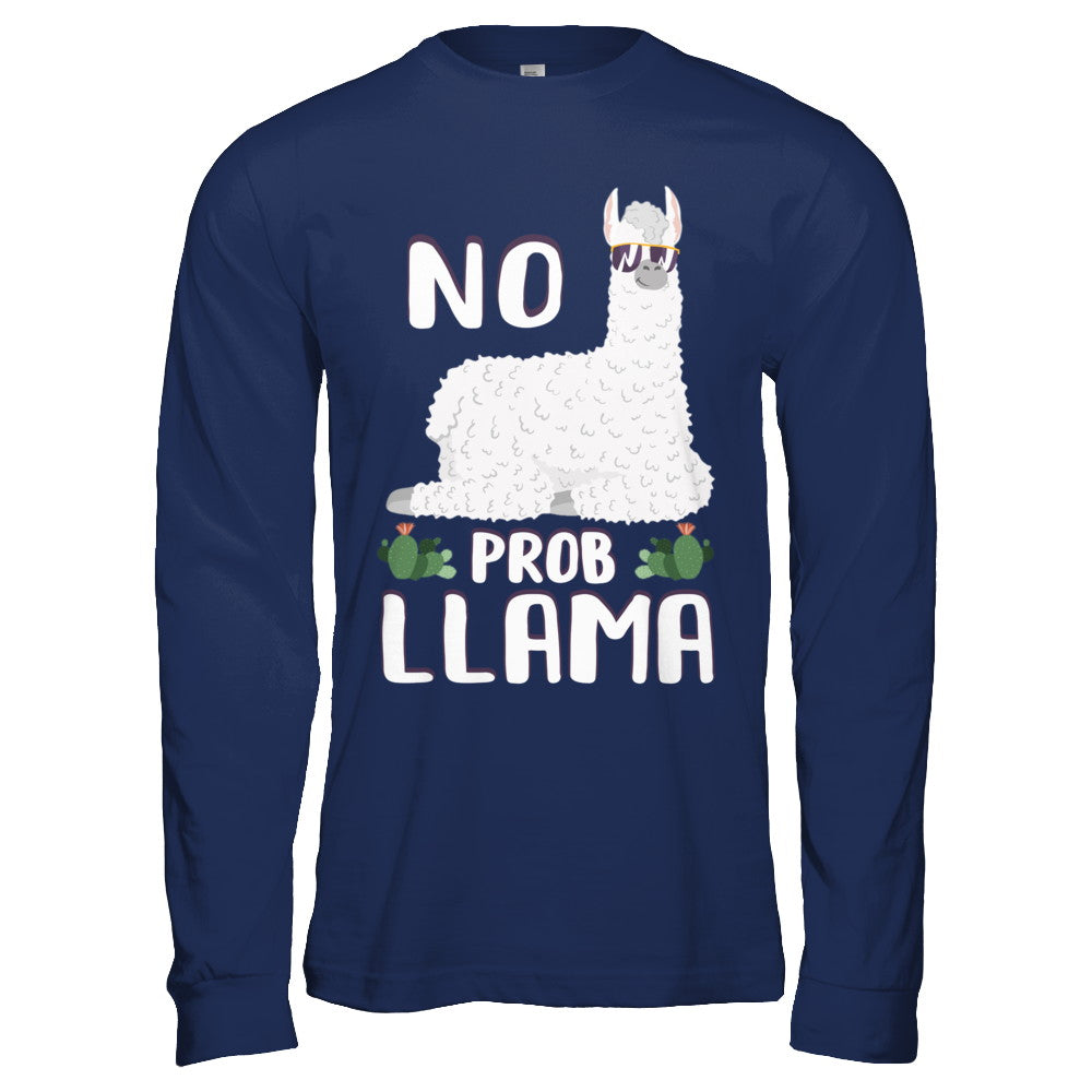 No Prob Llama No Drama Mama Alpaca Llamacorn T-Shirt & Hoodie | Teecentury.com