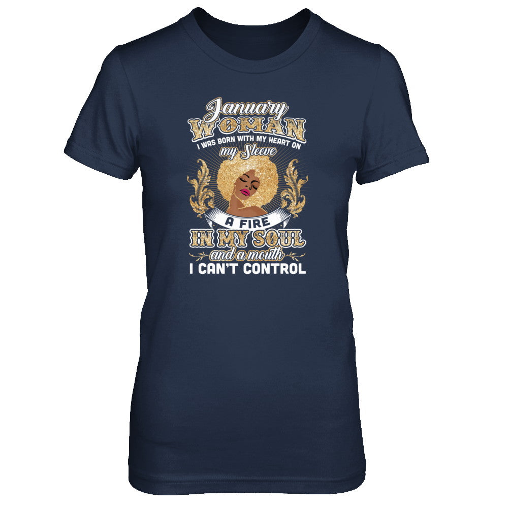 I'm A January Woman Funny Birthday T-Shirt & Tank Top | Teecentury.com