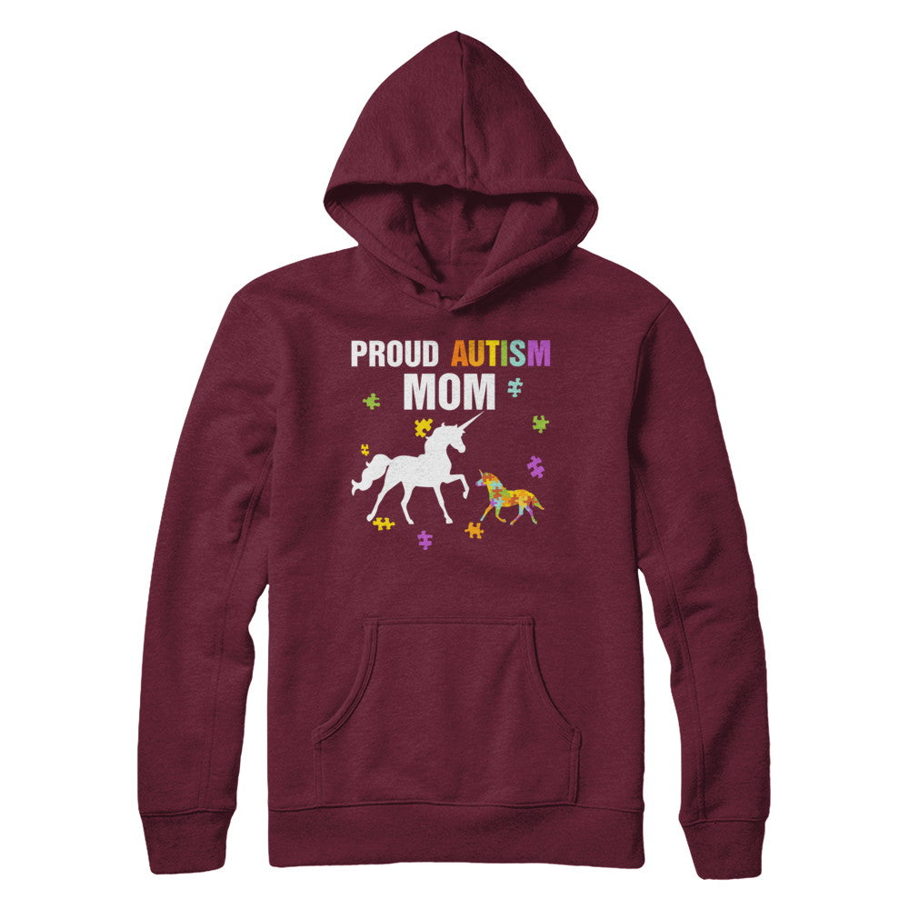 Proud Autism Mom Unicorn Autism Awareness T-Shirt & Hoodie | Teecentury.com