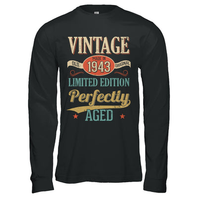 Vintage Premium Made In 1943 79th Birthday Gift T-Shirt & Hoodie | Teecentury.com
