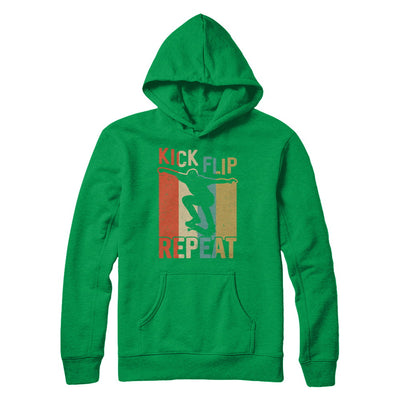 Kick Flip Skateboarding Repeat Vintage Skate T-Shirt & Hoodie | Teecentury.com