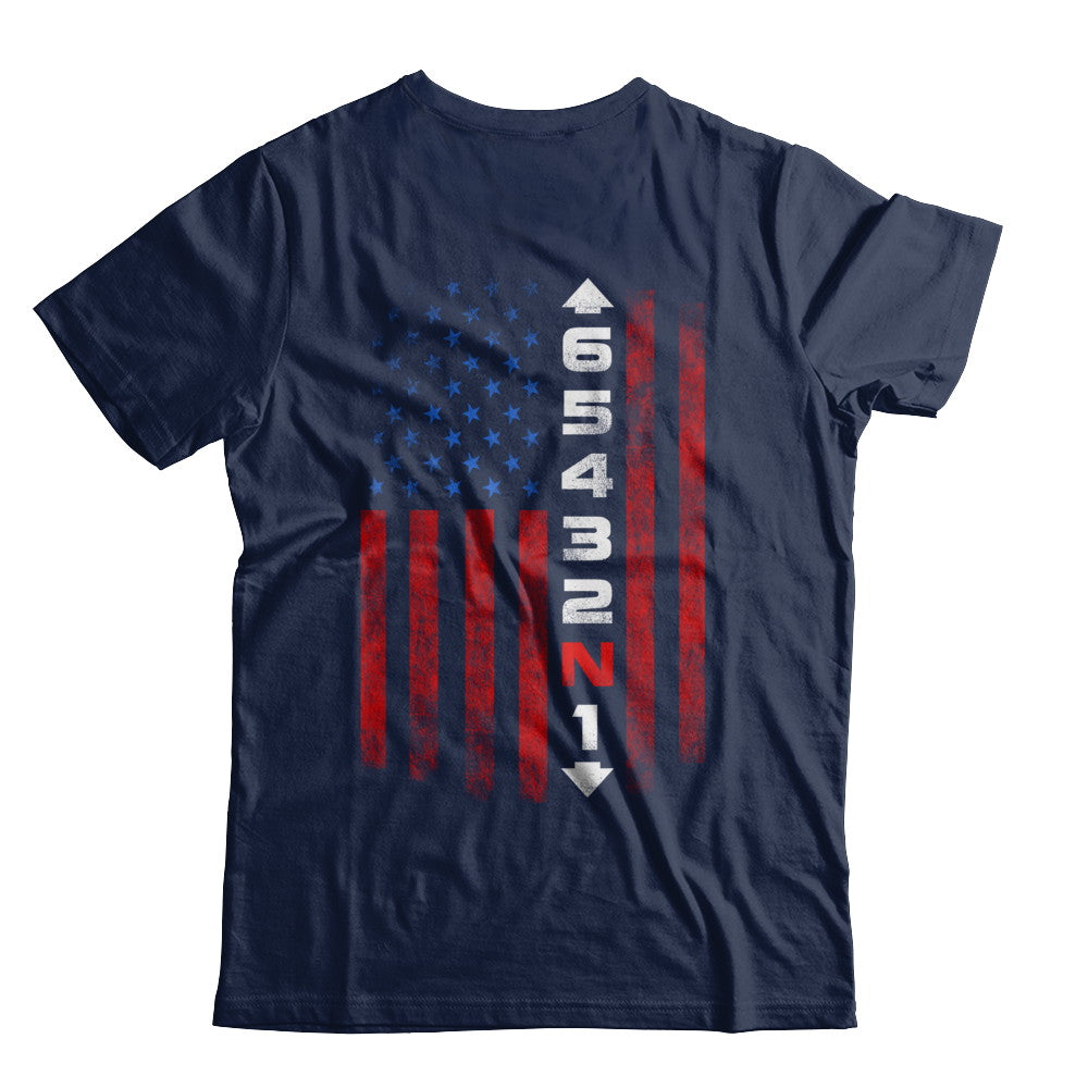 Motorcycle Gears Fun Motorbike American Us Flag T-Shirt & Hoodie | Teecentury.com
