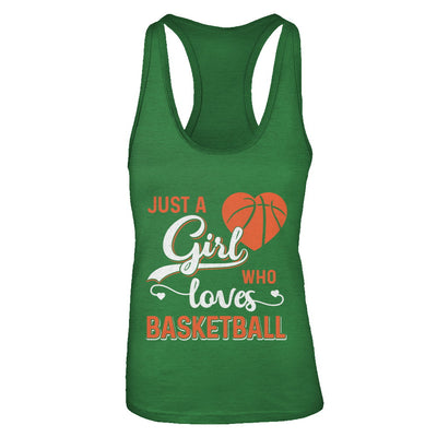 Just A Girl Who Loves Basketball T-Shirt & Tank Top | Teecentury.com