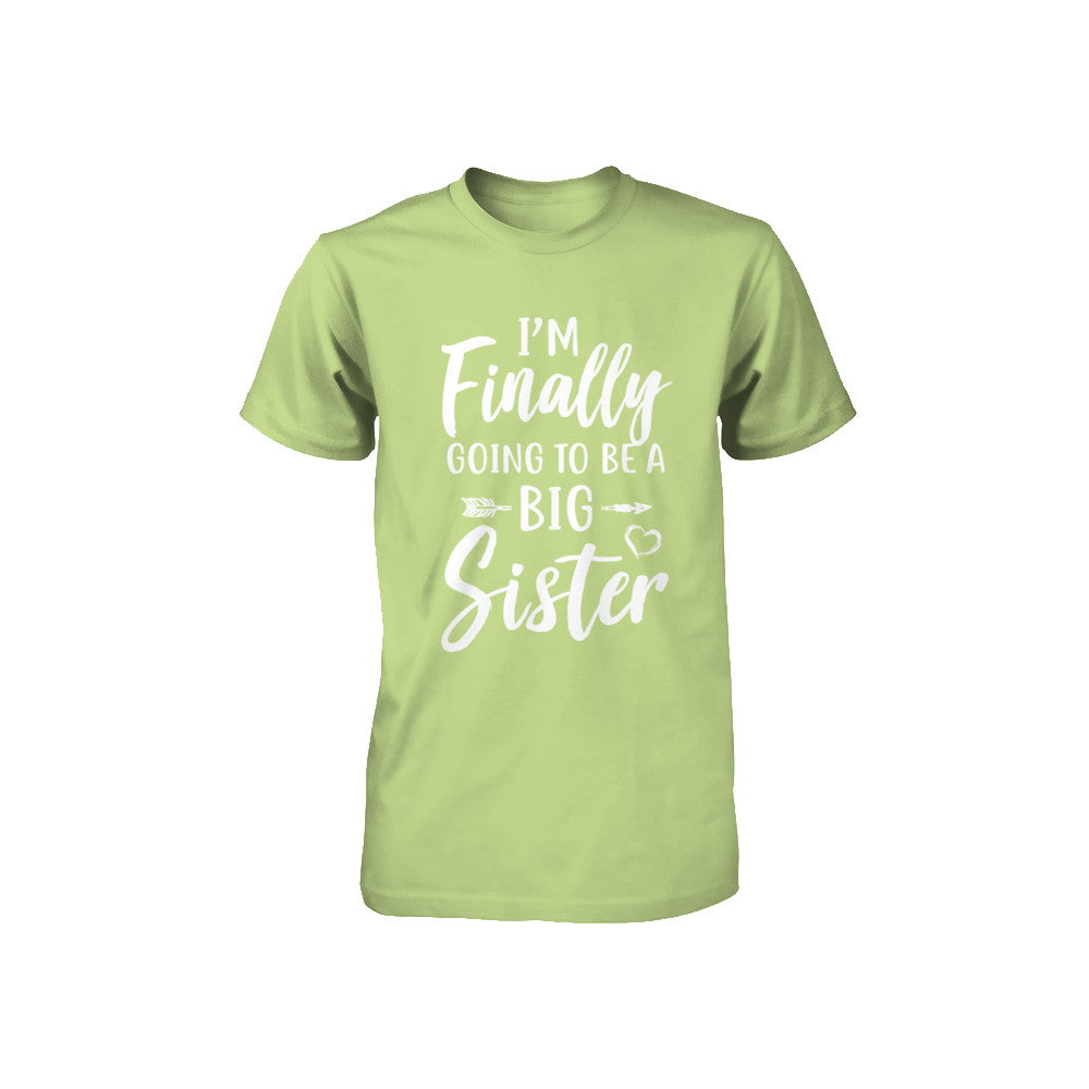 Cute I Am Finally Going To Be A Big Sister Youth Youth Shirt | Teecentury.com