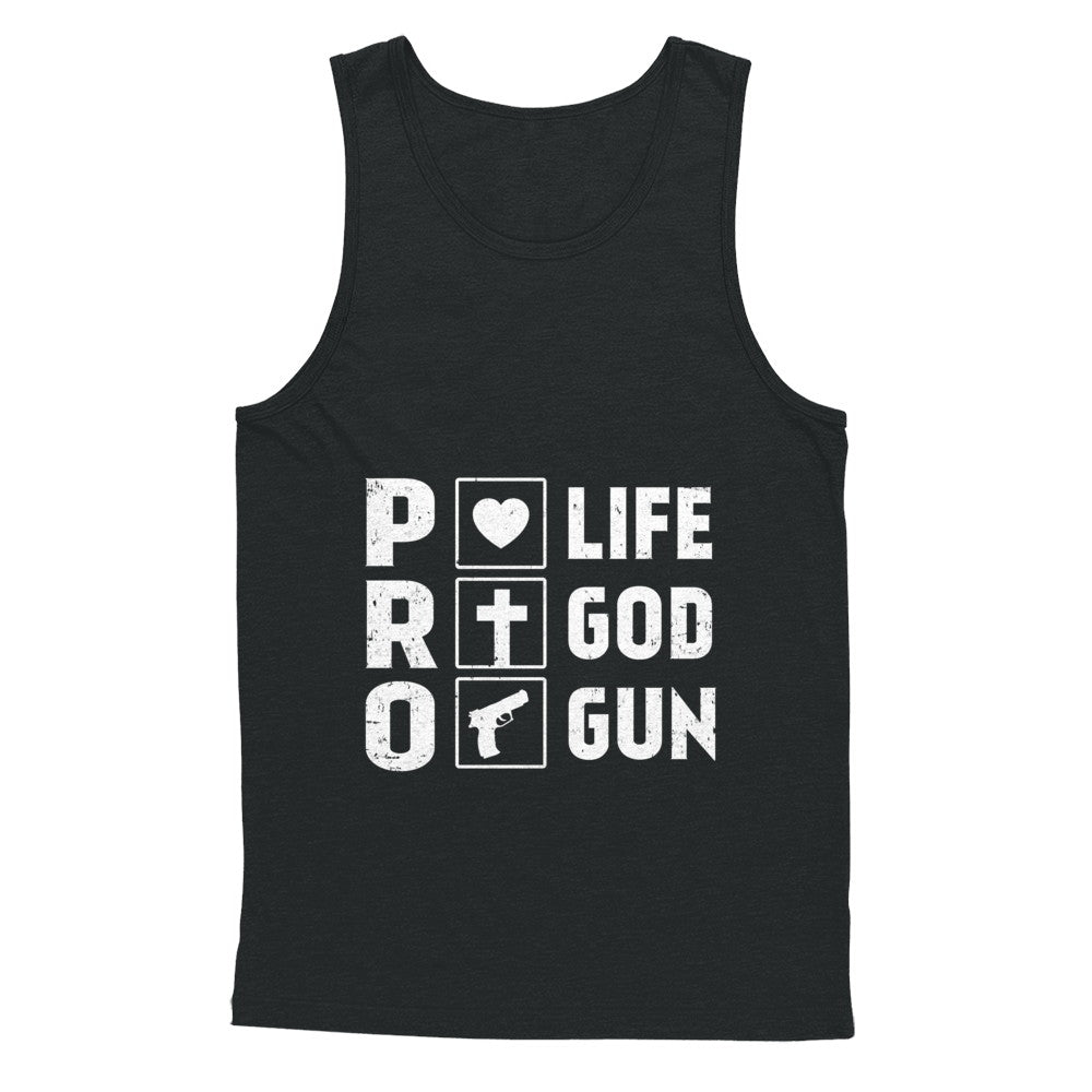 Pro Life Pro God Pro Gun America T-Shirt & Hoodie | Teecentury.com