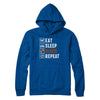 Funny Eat Sleep Block Repeat Football Gifts T-Shirt & Hoodie | Teecentury.com