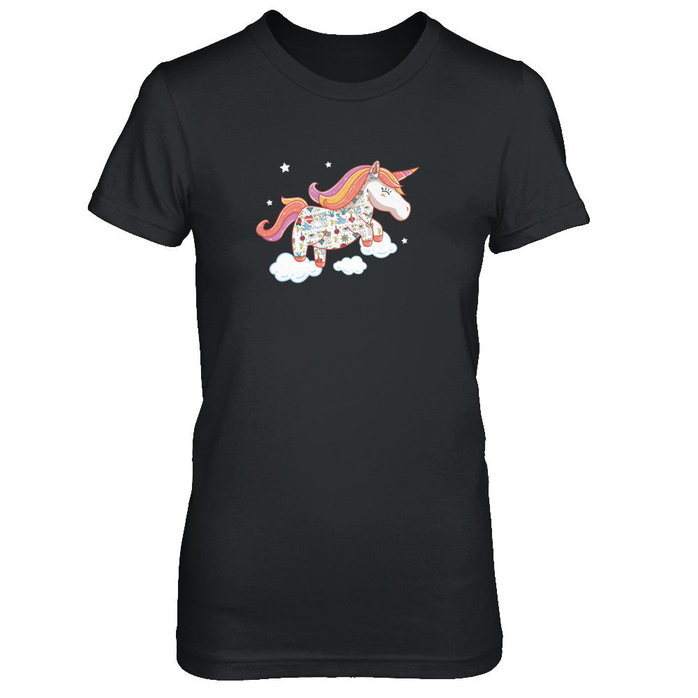 Tattooed Girl Unicorn Tattoos T-Shirt & Tank Top | Teecentury.com