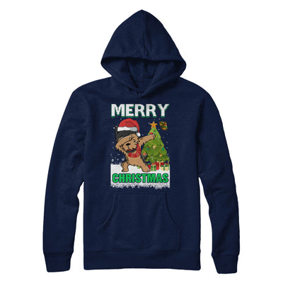 Cute Yorkshire Terrier Claus Merry Christmas Ugly Sweater T-Shirt & Sweatshirt | Teecentury.com