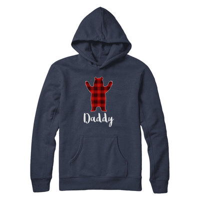 Red Daddy Bear Buffalo Plaid Family Christmas Pajamas T-Shirt & Sweatshirt | Teecentury.com