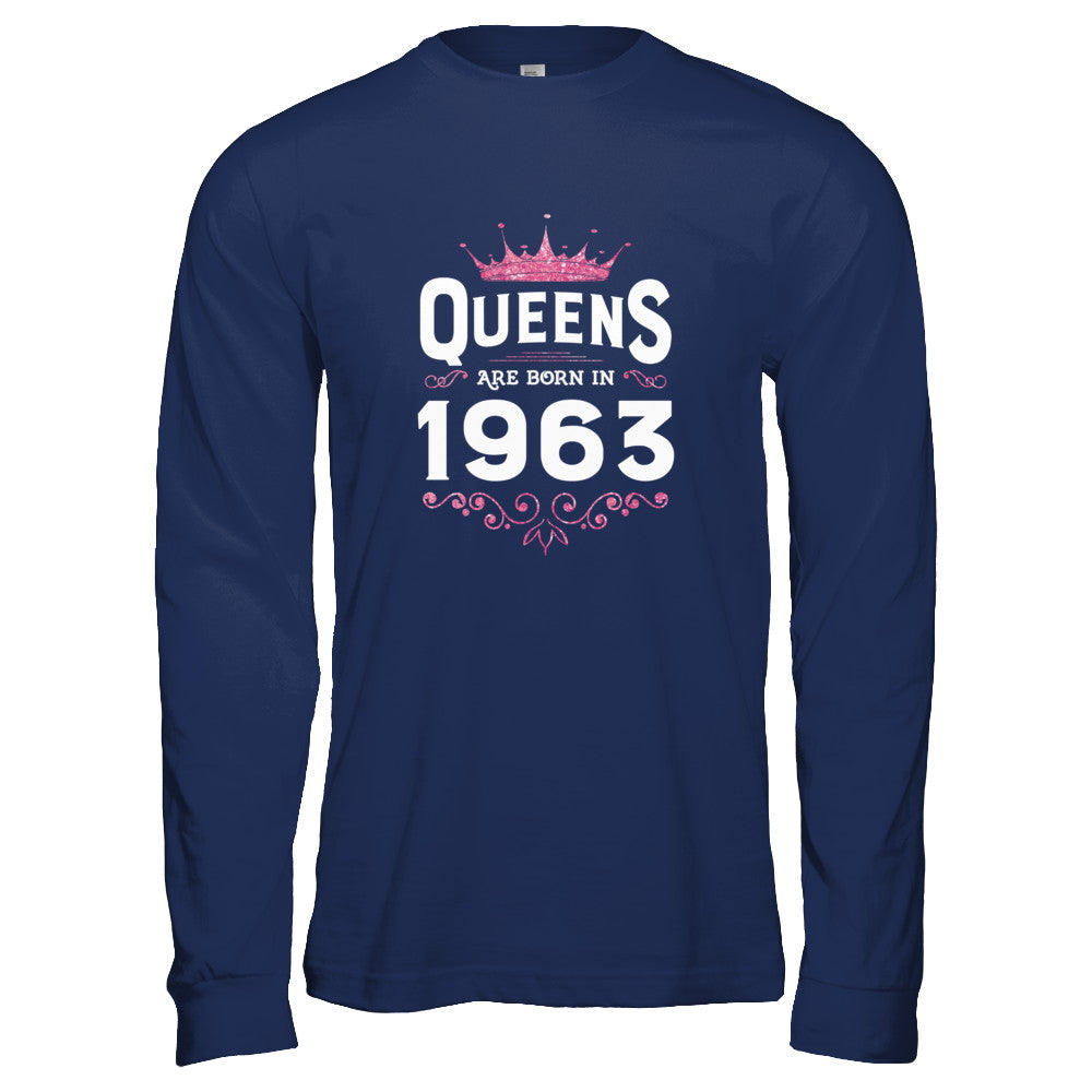 Queens Are Born In 1963 Birthday Gift T-Shirt & Tank Top | Teecentury.com