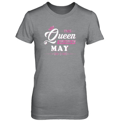 This Queen Was Born In May T-Shirt & Tank Top | Teecentury.com