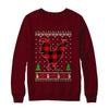 Funny Holiday Chicken Buffalo Plaid Ugly Christmas Sweater T-Shirt & Sweatshirt | Teecentury.com