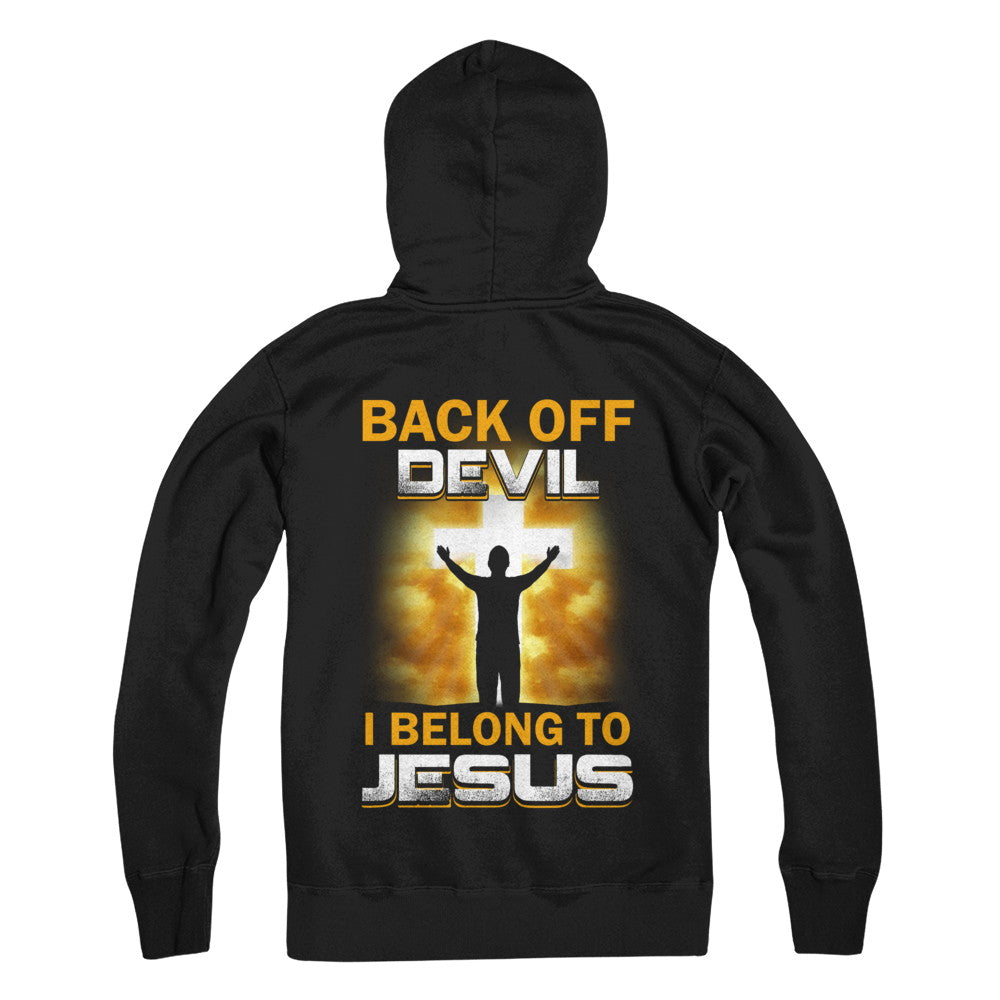 Back Off Devil I Belong To Jesus Christian T-Shirt & Hoodie | Teecentury.com