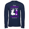 I Am Stronger Than Fibromyalgia Awareness Support T-Shirt & Hoodie | Teecentury.com