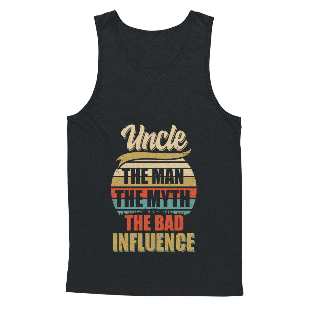 Vintage Uncle The Man The Myth The Bad Influence T-Shirt & Hoodie | Teecentury.com