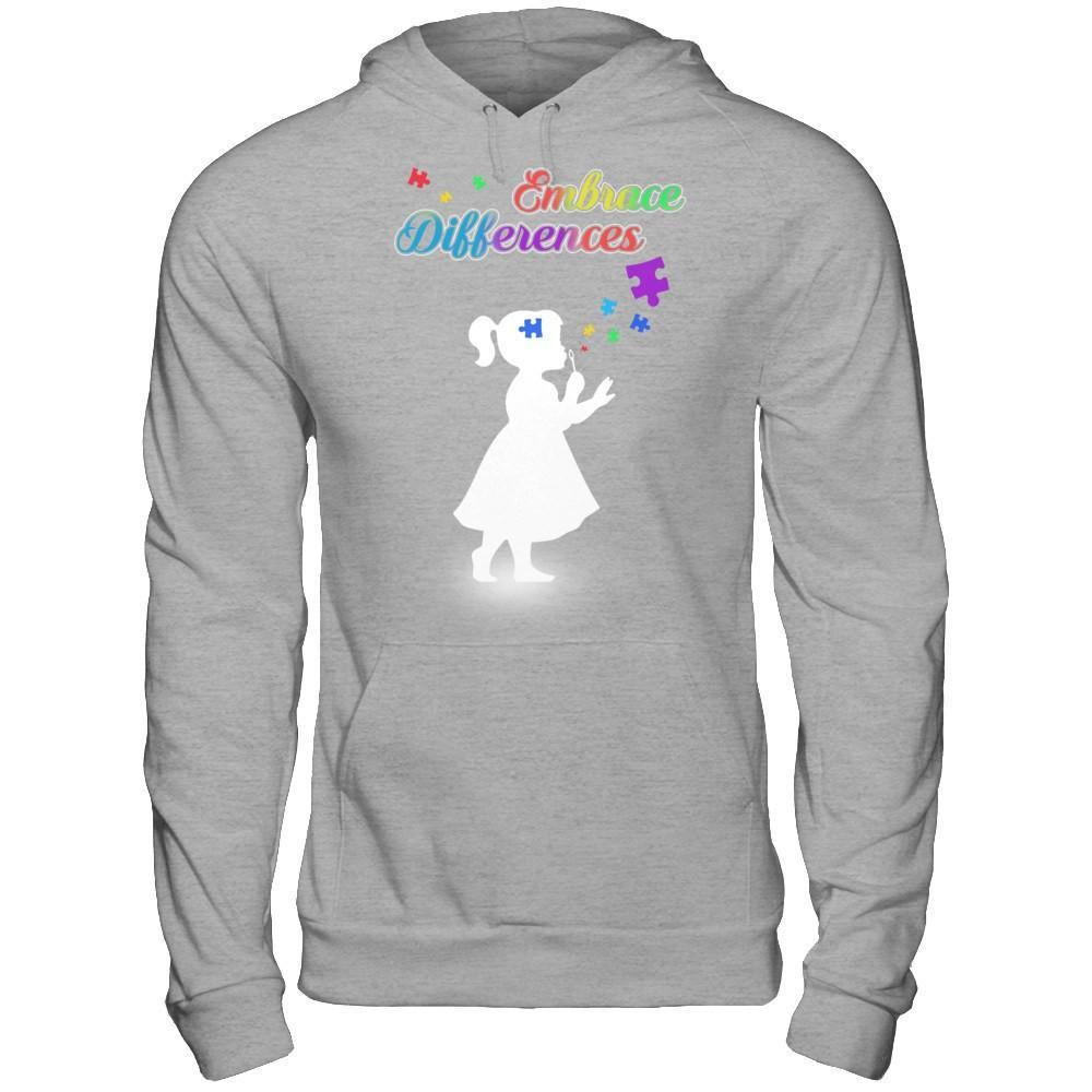 Autism Awareness Embrace Differences T-Shirt & Hoodie | Teecentury.com