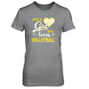 Just A Girl Who Loves Volleyball T-Shirt & Tank Top | Teecentury.com