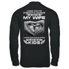 I Asked God Strength And Angel He Sent Me My Wife Kids T-Shirt & Hoodie | Teecentury.com