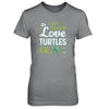 I Just Freaking Love Turtles Ok Sea Turtle Beach T-Shirt & Tank Top | Teecentury.com