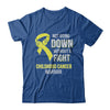 Not Going Down Without A Fight Childhood Cancer Warrior T-Shirt & Hoodie | Teecentury.com