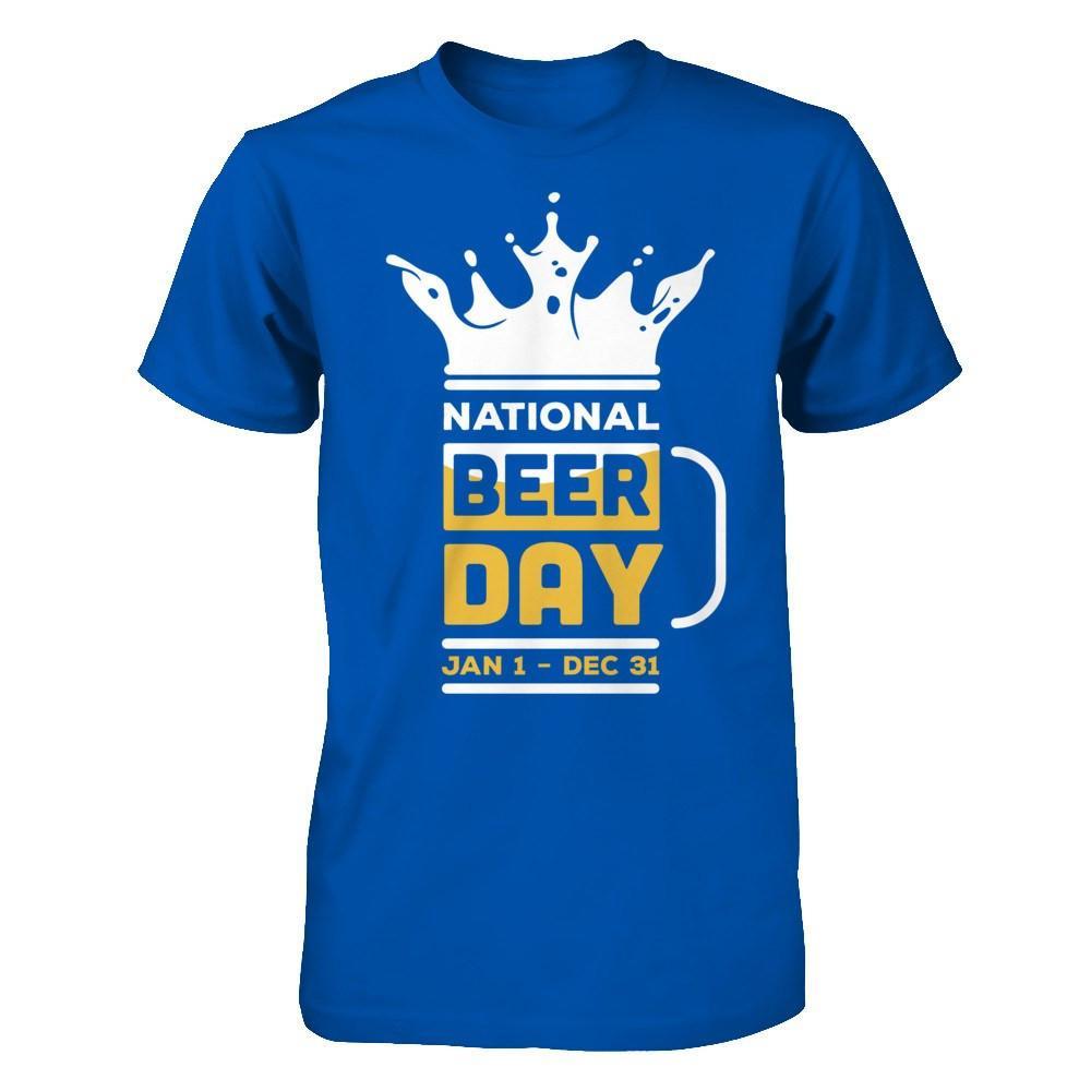 National Beer Day Jan 1 Dec 31 T-Shirt & Hoodie | Teecentury.com