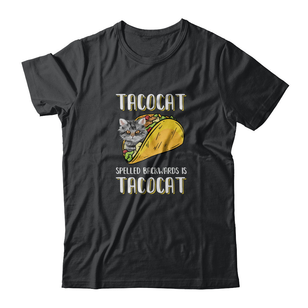Tacocat Spelled Backwards Is Tacocat Tacos Cat T-Shirt & Tank Top | Teecentury.com