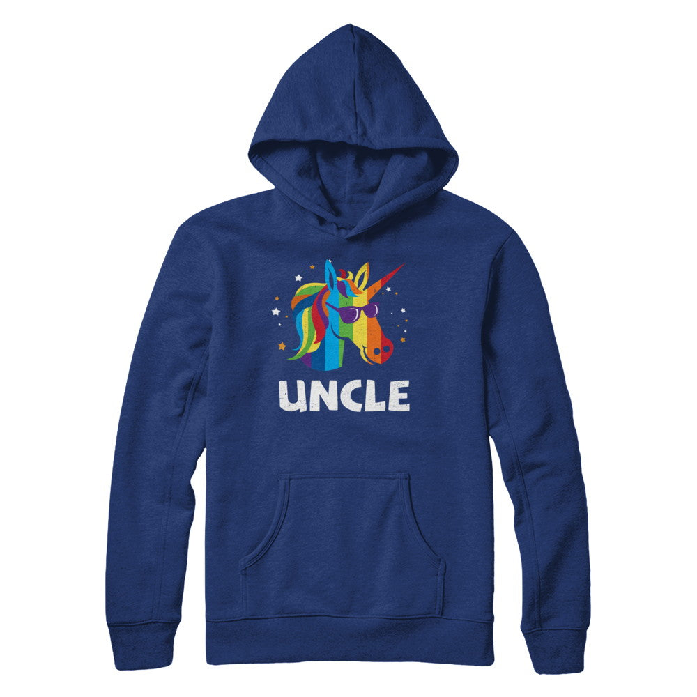 LGBT Pride Lesbian Gay Proud Uncle Unicorn T-Shirt & Hoodie | Teecentury.com