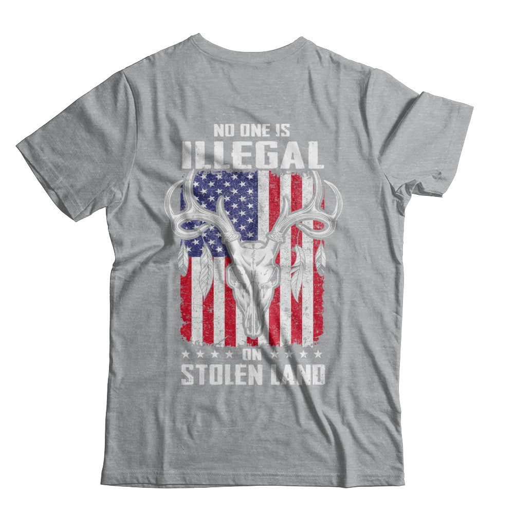 No One Is Illegal On Stolen Land Immigrants T-Shirt & Hoodie | Teecentury.com
