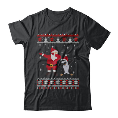 Dabbing Santa Penguin Dab Dance Ugly Christmas Sweater T-Shirt & Sweatshirt | Teecentury.com