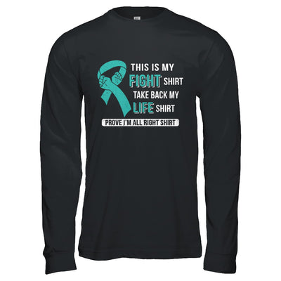 This Is My Fight Ovarian Cancer Awareness T-Shirt & Hoodie | Teecentury.com