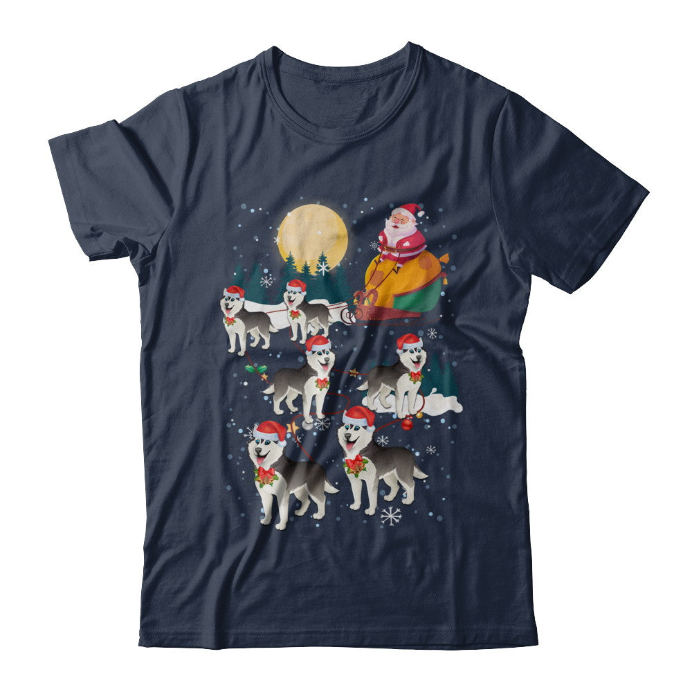 Dog Reindeer Siberian Husky Christmas Gift T-Shirt & Sweatshirt | Teecentury.com