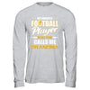 My Favorite Football Player Calls Me Grandma Football T-Shirt & Hoodie | Teecentury.com