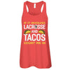 If It Involves Lacrosse And Tacos Count Me In T-Shirt & Tank Top | Teecentury.com